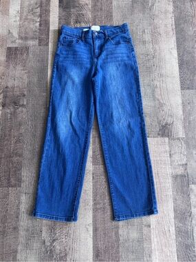 True Craft Relaxed Straight-Leg Jeans in Deep Blue